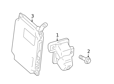 Electrical Components for 2014 Toyota Prius V #8