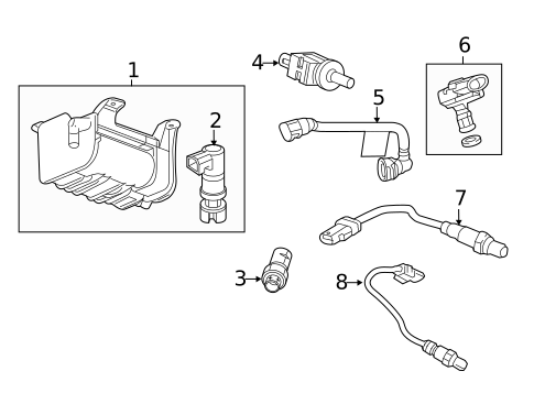 Emission Components for 2016 Buick Envision #0