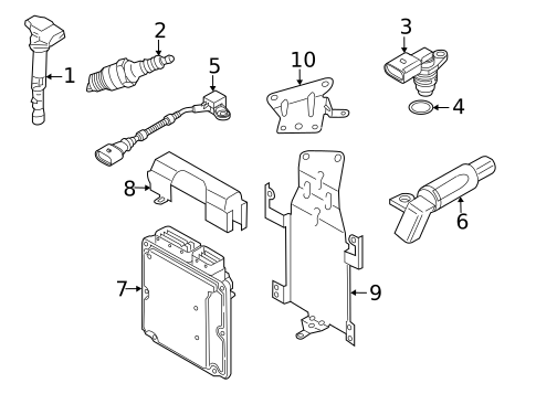 Powertrain Control for 2015 Volkswagen Touareg #3