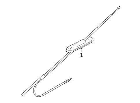 Antenna & Radio for 2003 Subaru Outback #1
