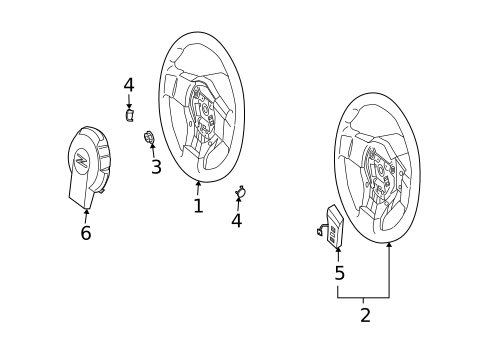 Steering Wheel & Trim for 2007 Nissan 350Z #1