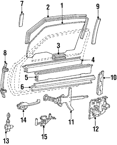 Door for 1991 Cadillac Eldorado #0