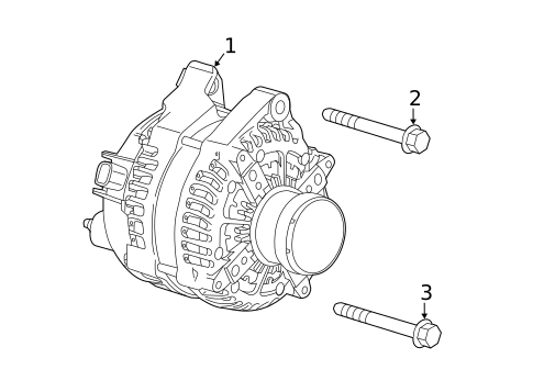 Alternator for 2018 Cadillac XT5 #0