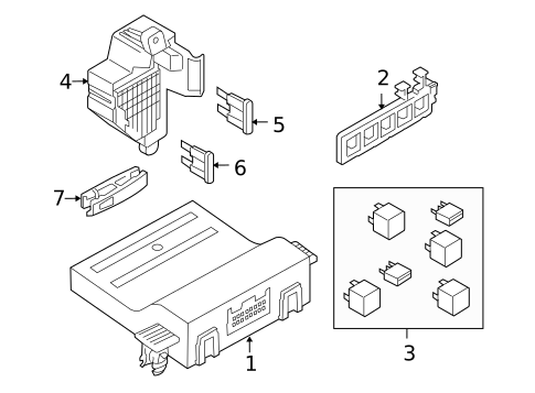 Fuse & Relay for 2010 Volkswagen GTI #1