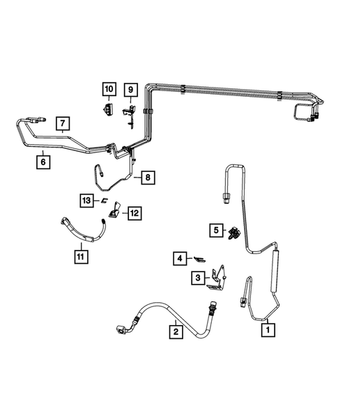 Hydraulic Control Unit, Brake Tubes and Hoses for 2011 Dodge Charger #3