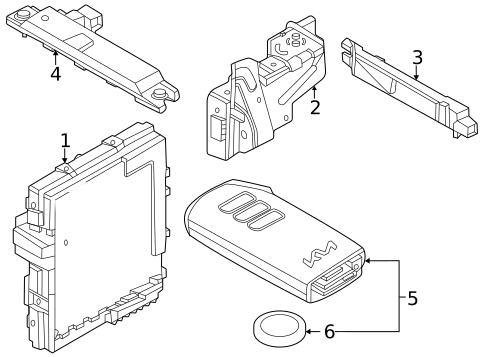 Keyless Entry Components for 2023 Kia Niro #0