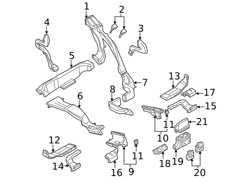 Ducts for 2008 Audi Q7 #1