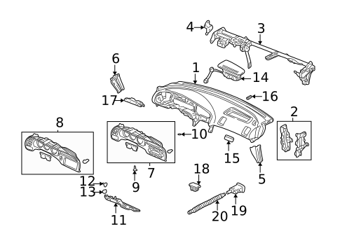 Automatic Temperature Controls for 2000 Acura TL #0