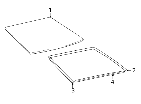 Glass - Lift Gate for 2005 Toyota Celica #0