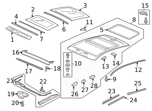Sunroof for 2013 Acura ZDX #2