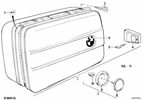 Luggage System for 1984 BMW-Motorrad R 80 #6