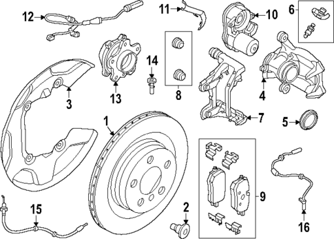 Rear Brakes for 2025 Mini Countryman #0