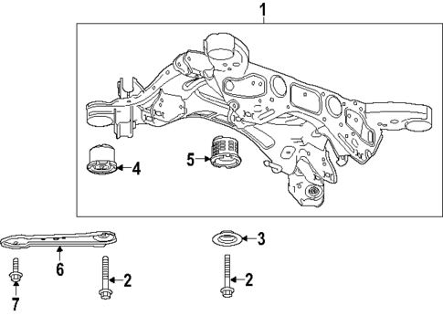 Suspension Mounting for 2024 Chevrolet Traverse #2