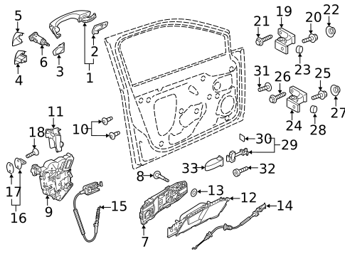 Lock & Hardware for 2015 Volkswagen GTI #1