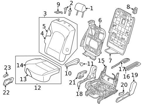 Second Row Seats for 2017 Hyundai Santa Fe #2