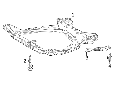 Suspension Mounting for 2024 Toyota Sienna #1
