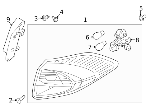 Bulbs - Chassis for 2021 Hyundai Tucson #1