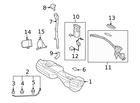 Fuel System Components for 2011 BMW 1 Series M #0