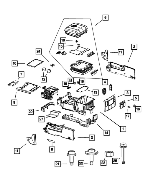 Consoles for 2012 Ram 2500 #0
