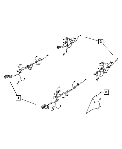 Wiring-Body and Accessories for 2018 Ram 3500 #5