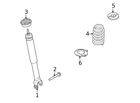 Shocks & Components for 2010 Ford Taurus #0
