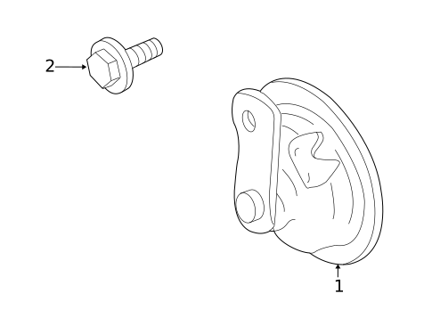Horn for 2011 Suzuki SX4 #0