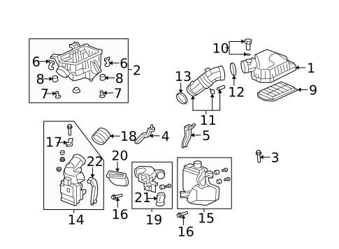 Air Intake for 2007 Honda CR-V #0