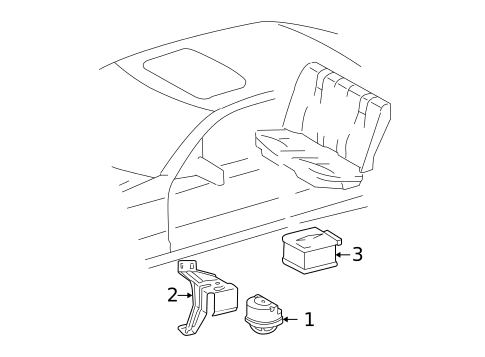 Anti-Theft Components for 2002 Mercedes-Benz C240 #0