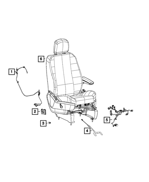 Wiring, Body and Accessories for 2019 Dodge Grand Caravan #3