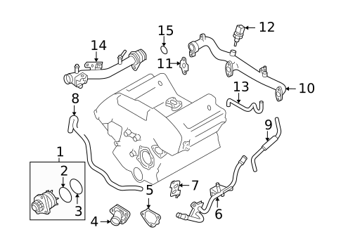 Water Pump for 2009 Suzuki Equator #0