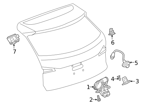 Liftgate for 2022 Cadillac XT4 #0