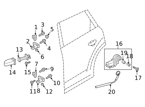 Front Door for 2022 Audi SQ7 #5