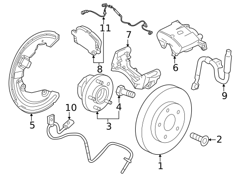 Front Brakes for 2025 Cadillac CT4 #3