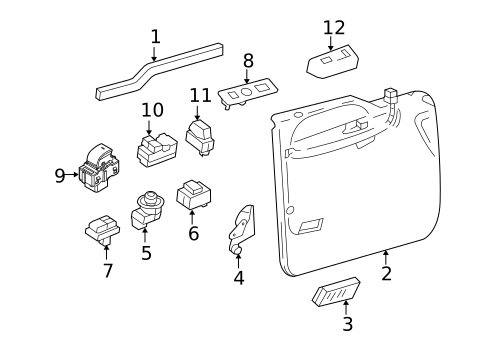 Switches, Solenoids & Actuators for 2010 Ford F-350 Super Duty #1