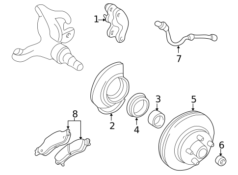 Brake Components for 1995 GMC Jimmy #1