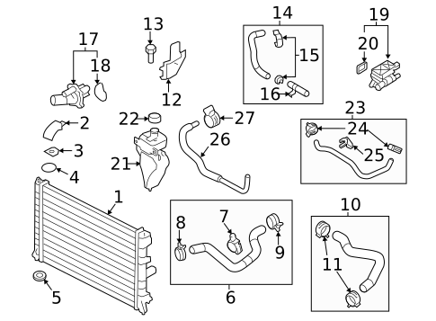 Radiator & Components for 2012 Mazda 6 #0
