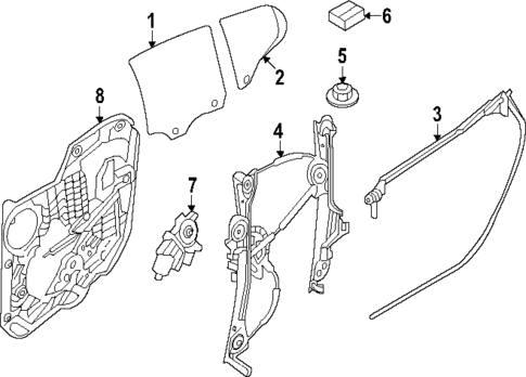 Rear Door for 2022 BMW M850i xDrive Gran Coupe #0