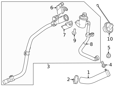 Fuel System Components for 2023 Kia Niro #1