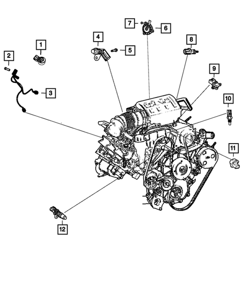 Sensors for 2012 Dodge Charger #5