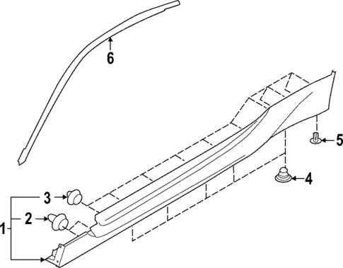 Exterior Trim - Pillars for 2025 Toyota GR86 #0