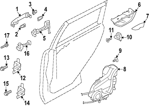Rear Door for 2025 Subaru Forester #2