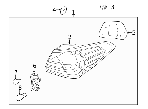 Combination Lamps for 2014 Kia Forte #0