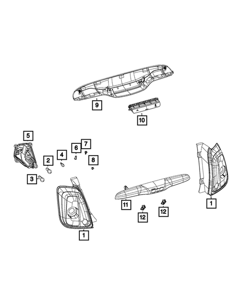 Lamps, Interior and Exterior for 2019 Fiat 500 #10