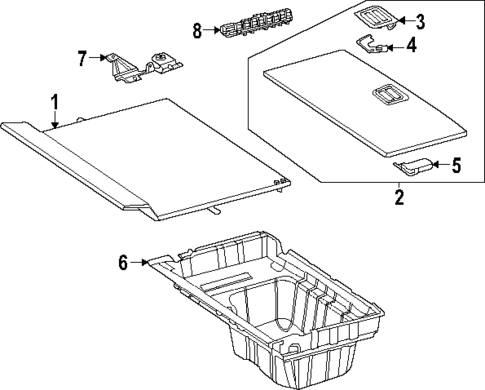 Interior Trim - Rear Body for 2025 Mercedes-Benz EQS AMG #2
