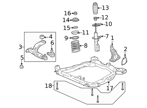 Shocks & Struts for 2009 Pontiac G5 #0