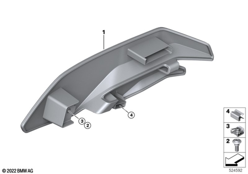 Motorcycle Trim Section, Windshield for 2023 BMW-Motorrad S 1000 RR #11