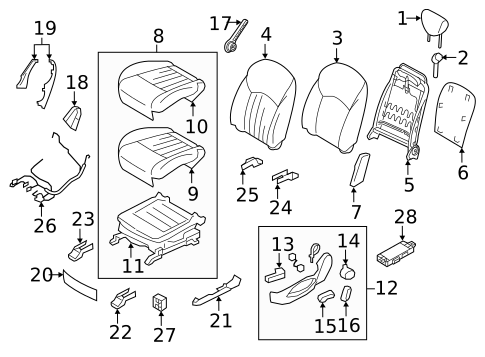 Power Seats for 2017 INFINITI QX50 #2