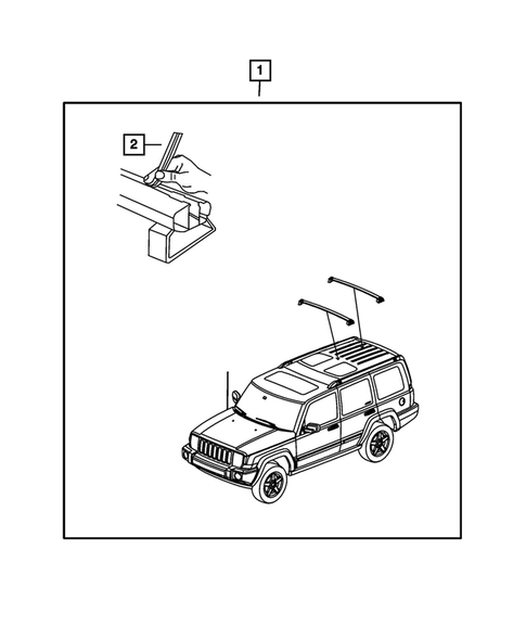 Carriers & Cargo Hauling for 2008 Jeep Commander #11