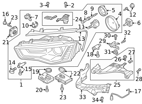 Bulbs - Chassis for 2013 Audi RS5 #0