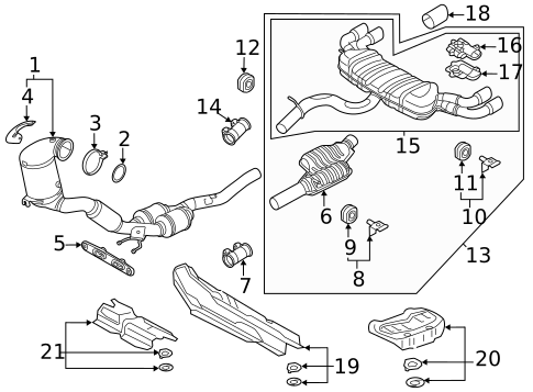 Exhaust Components for 2023 Audi S3 #0